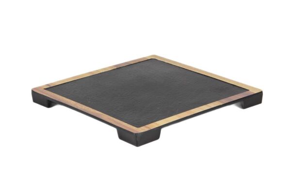 Globy Açık Büfe Sunum Tabak Kare – 25×25×2 cm
