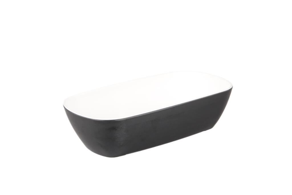 Globy Açık Büfe Sunum Kase Siyah GN 1/3 – 32×17×8 cm
