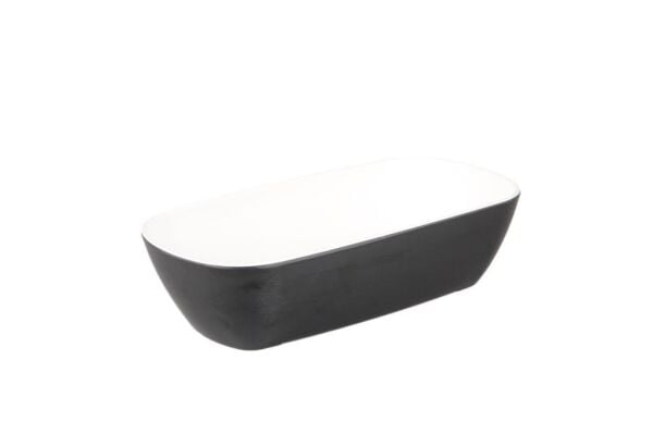 Globy Açık Büfe Sunum Kase Siyah GN 1/3 – 32×17×8 cm
