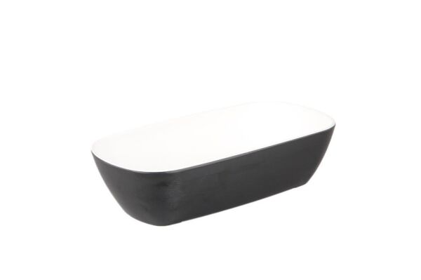 Globy Açık Büfe Sunum Kase Siyah GN 1/3 – 32×17×8 cm