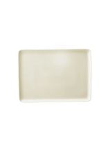 Kütahya Porselen Bone Tan Düz Tabak 23x17 cm 6'lı