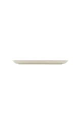 Kütahya Porselen Bone Tan Düz Tabak 23x17 cm 6'lı