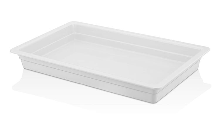 Atlasform Melamin Gastronom Küvet GN 1/1-65 mm, Beyaz