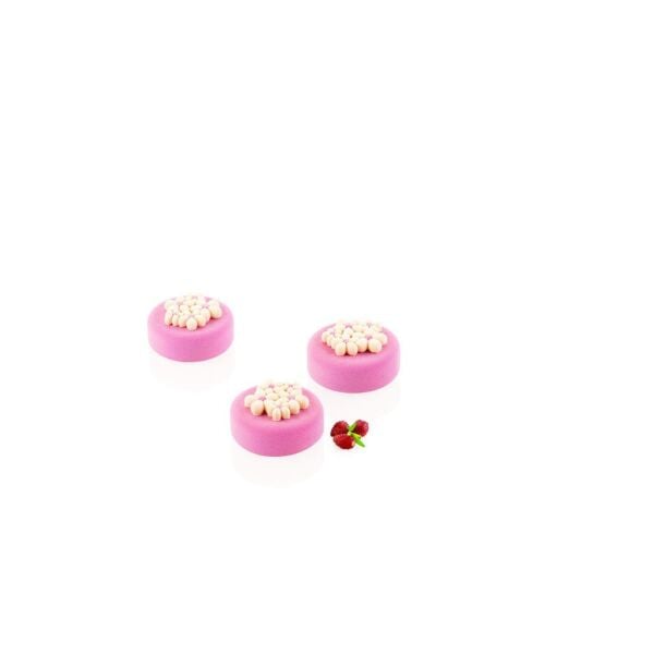 Silikomart Flora 7 Çiçek Desen Silikon Kek Kalıbı 45x7 mm 15'li - 36.393.87.0065