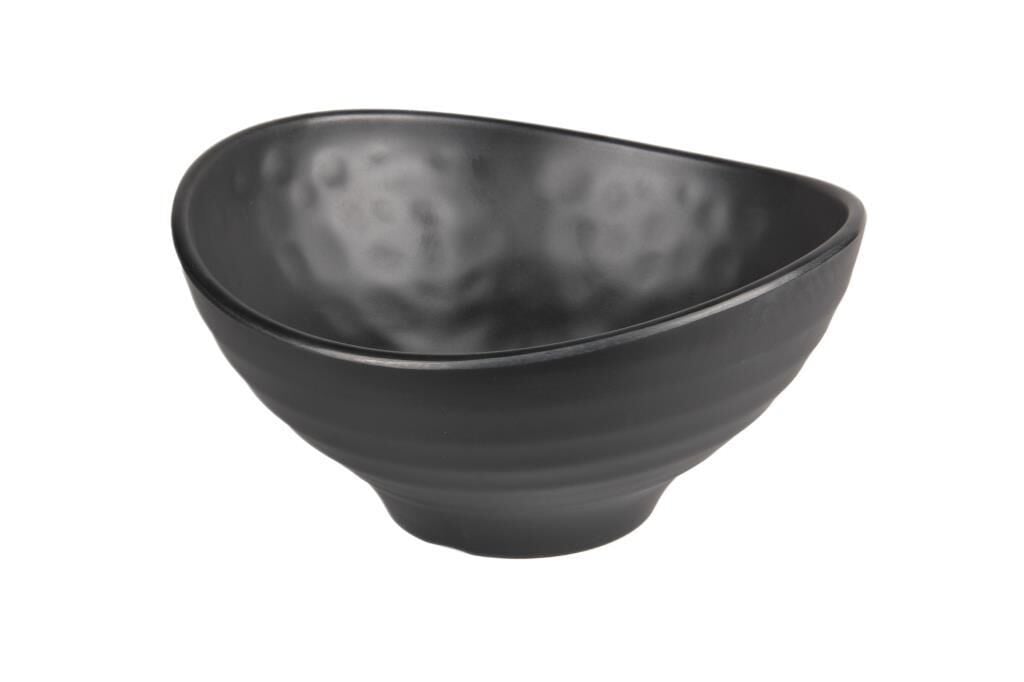 Globy Açık Büfe Oval Kase Siyah 26 Cm