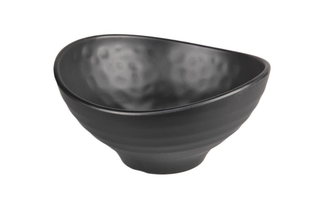 Globy Açık Büfe Oval Kase Siyah 26 Cm