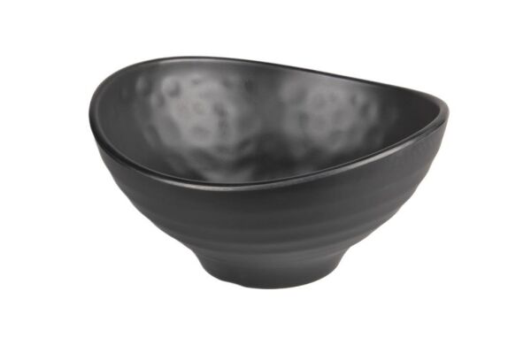 Globy Açık Büfe Oval Kase Siyah 26 Cm