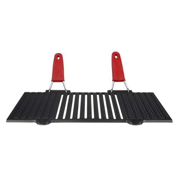 Lava Mangal Izgarası Silikon Saplı Paslanmaz Çift Tel Saplı 25X40 cm