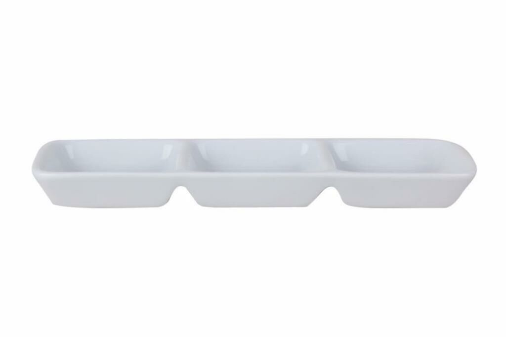 Porland Beyaz Çerez Tabağı 20 cm 6 Adet