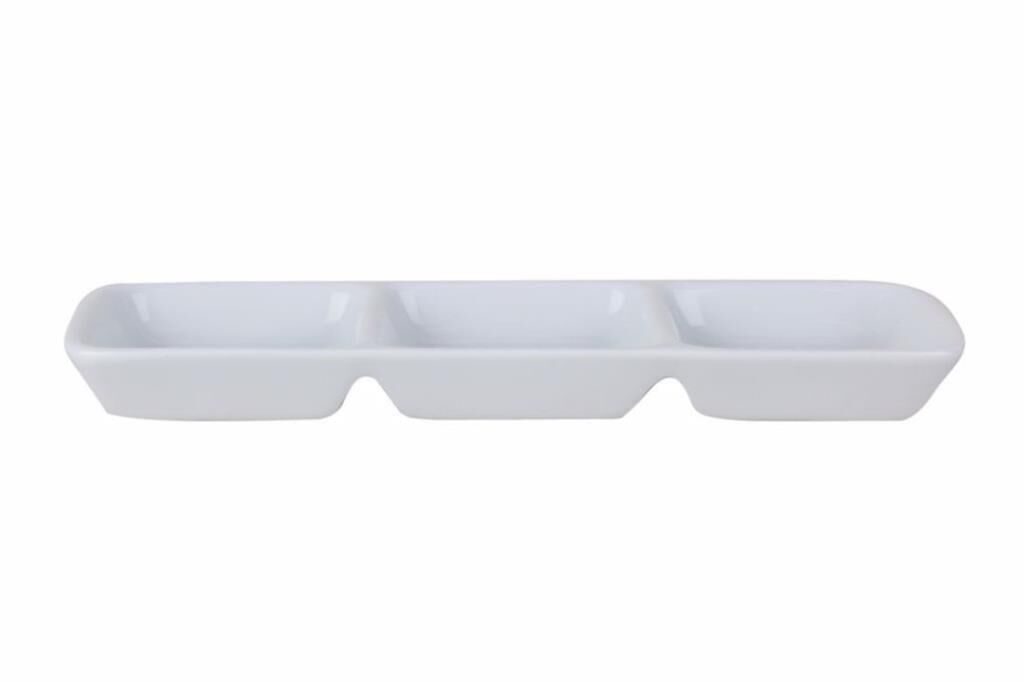 Porland Beyaz Çerez Tabağı 20 cm 6 Adet