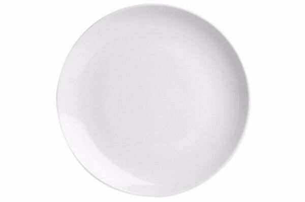 Porland Fourline Beyaz Düz Tabak 20 cm 6 Adet