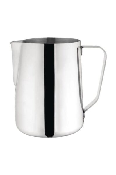 Adria Çelik Kapaksız Kahve Süt Potu Pitcher, Sürahi 1 Litre
