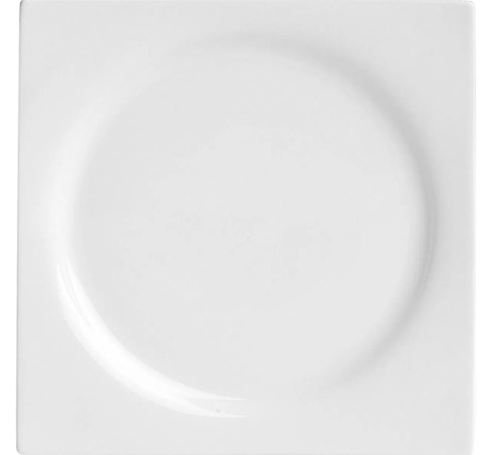 Porland 182724 Zen Beyaz Düz Tabak 24x24cm 6 adet
