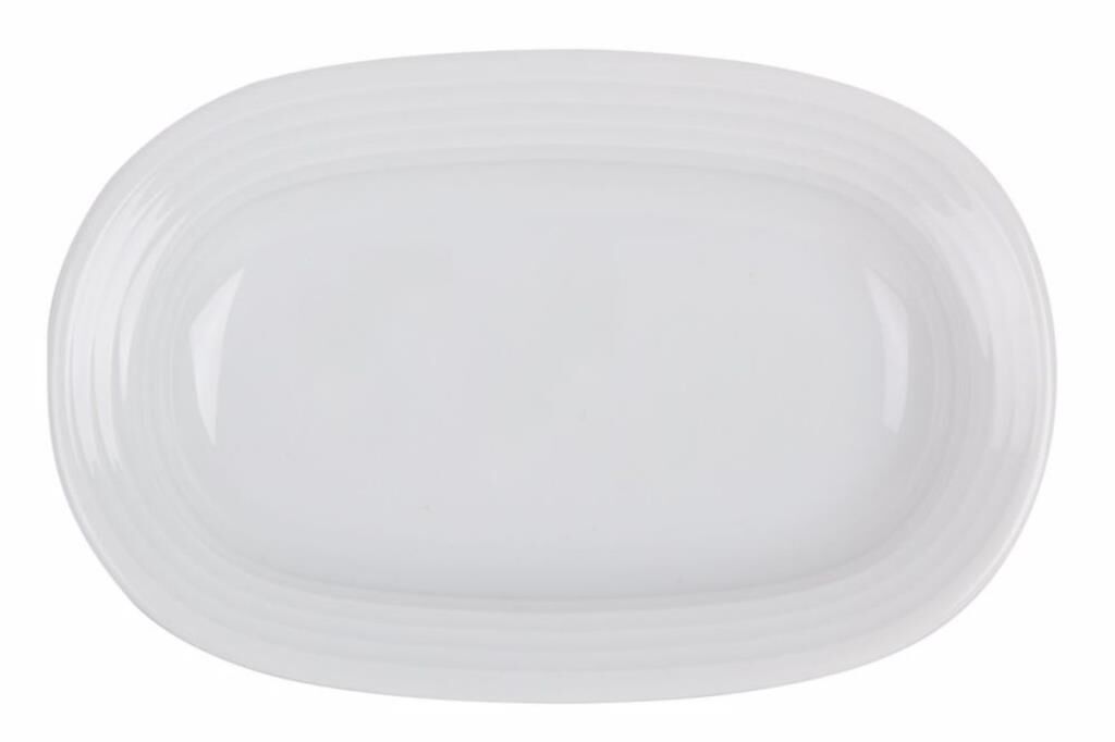 Porland Focus Beyaz Kayık Tabak 27 cm 6 Adet