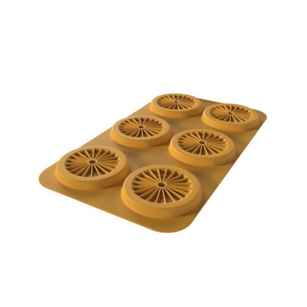 Silikomart Piato 80 Silikon kek Kalıbı 6'lı - 33.315.36.0065