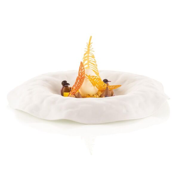 Silikomart Tüy-Yaprak Desen Silikon Kek Kalıbı 10+10'lu