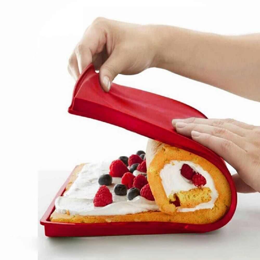 Globy Silikon Rulo Pasta Pişirme Kalıbı, Mat 39x29 cm