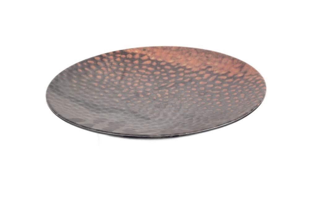 Globy Yuvarlak Gün Batımı Plaka Sunum Tabak 25,5×25,5×2,5 Cm