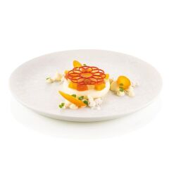 Silikomart Taç Model Çiçek Desenli Silikon Kek Kalıbı 9+9'lu