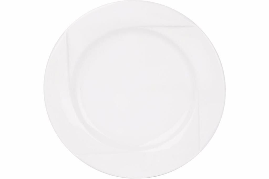 Porland Fourline Beyaz Düz Tabak 27 cm 6 Adet