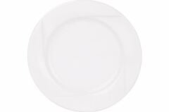 Porland Fourline Beyaz Düz Tabak 27 cm 6 Adet