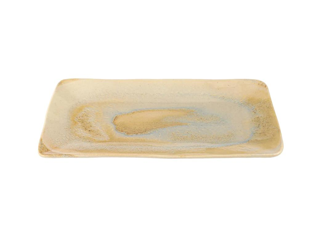 Porland 11DC37 Stoneware Pearl Kayık Tabak 22x37cm 6 Adet