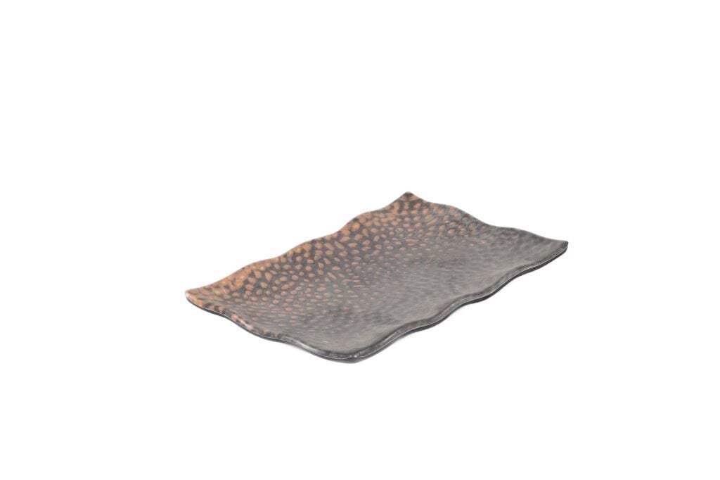 Globy Rect Plaka Gün Batımı Sunum Tabak 22,5×15×2,5 Cm