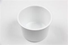 Globy Açık Büfe Konik Kase Beyaz 16x10 cm