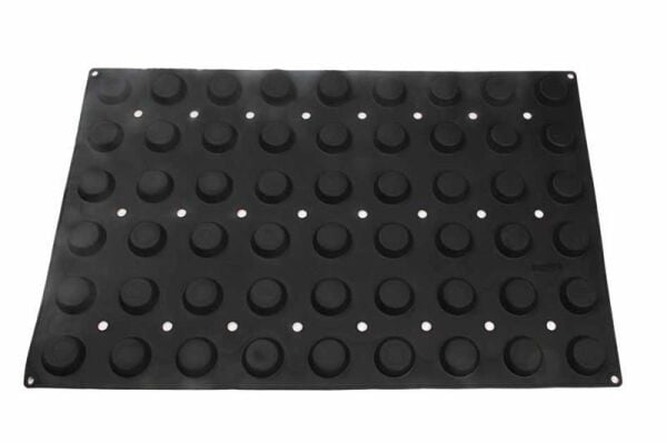 Globy Profesyonel Silikon Yuvarlak Desenli Tatlı, Kek Kalıbı 54'lü