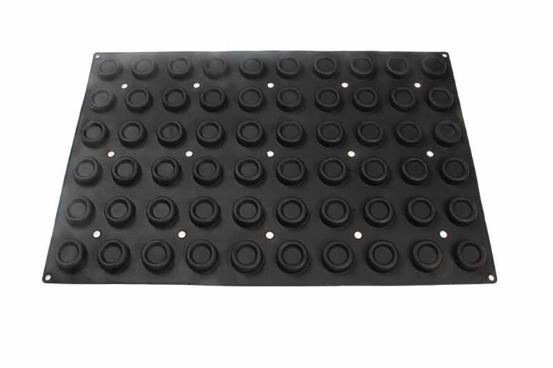 Globy Profesyonel Silikon Yuvarlak Desenli Tatlı, Kek Kalıbı 60'lı