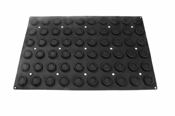 Globy Profesyonel Silikon Yuvarlak Desenli Tatlı, Kek Kalıbı 60'lı