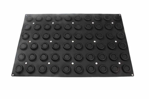 Globy Profesyonel Silikon Yuvarlak Desenli Tatlı, Kek Kalıbı 60'lı