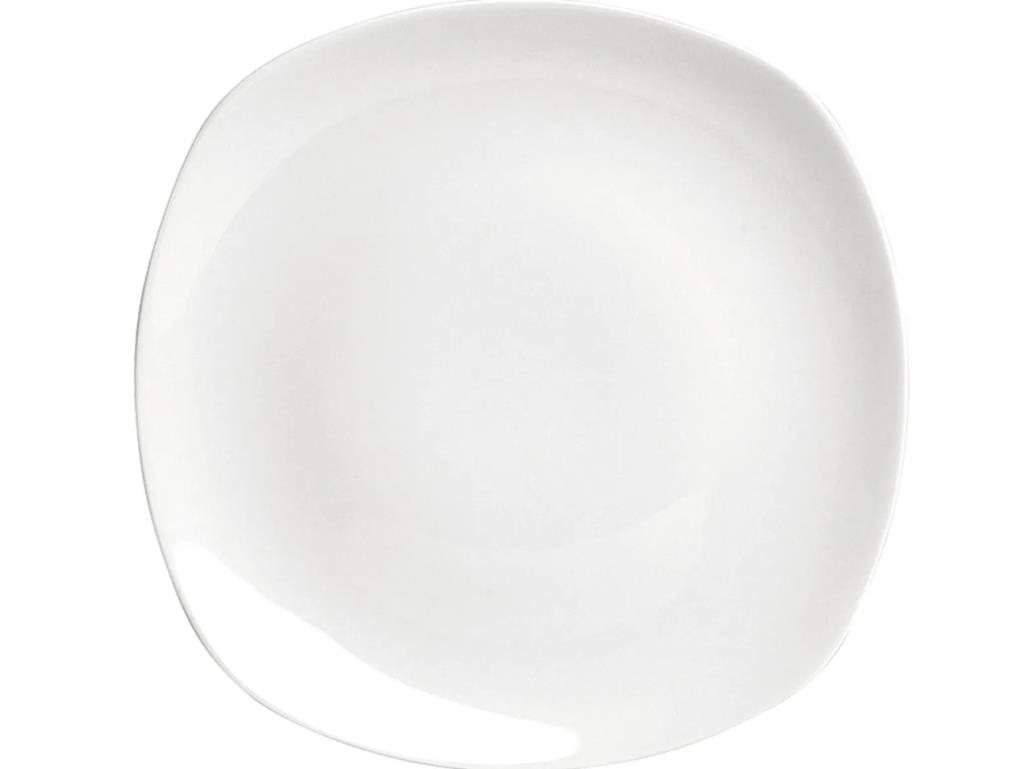 Porland 184427 Square Beyaz Düz Tabak 29cm 6 Adet