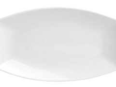Porland 114441 Square Beyaz Kayık Tabak 41cm 6 Adet