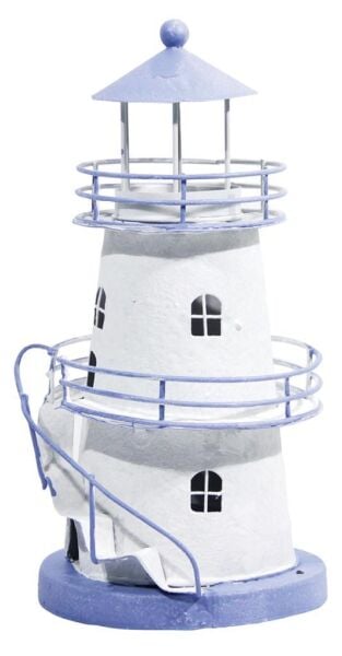 Globy Deniz Feneri Tealight, Mumluk, Kandil 22 cm