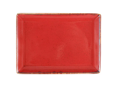 Porland 358827 Seasons Kırmızı Kahvaltı Tabağı 21x28cm 6 adet
