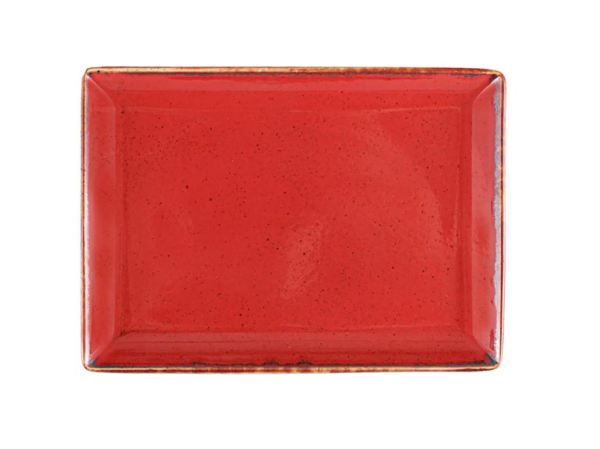 Porland 358827 Seasons Kırmızı Kahvaltı Tabağı 21x28cm 6 adet