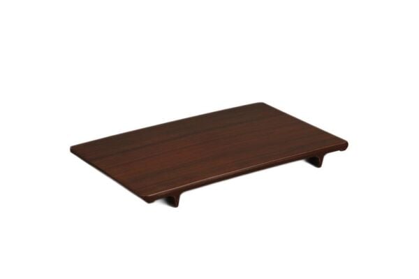 Globy Ayaklı Ahşap Sunum Tabak 27×18×2,5 Cm