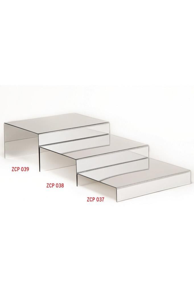 Zicco Aynalı Merdiven Teşhir Standı, 26x35x10 cm