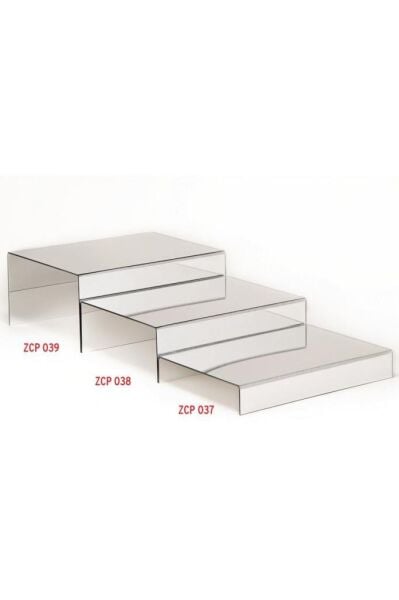 Zicco Aynalı Merdiven Teşhir Standı, 26x35x10 cm