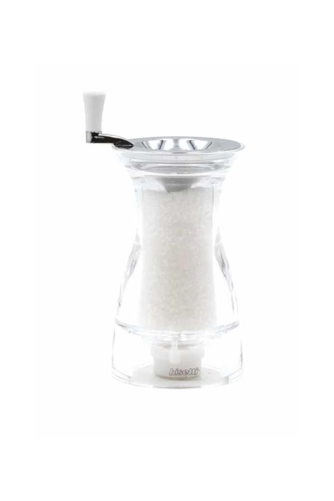 Bisetti Pesaro-Urbino Akrilik Tuz Değirmeni Şeffaf 17,5 cm