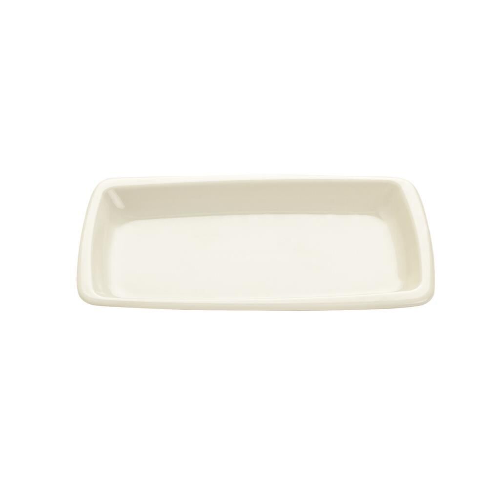 Güral Porselen GBS Orlando 34x18 cm Kayık Tabak Dekorsuz 6'lı