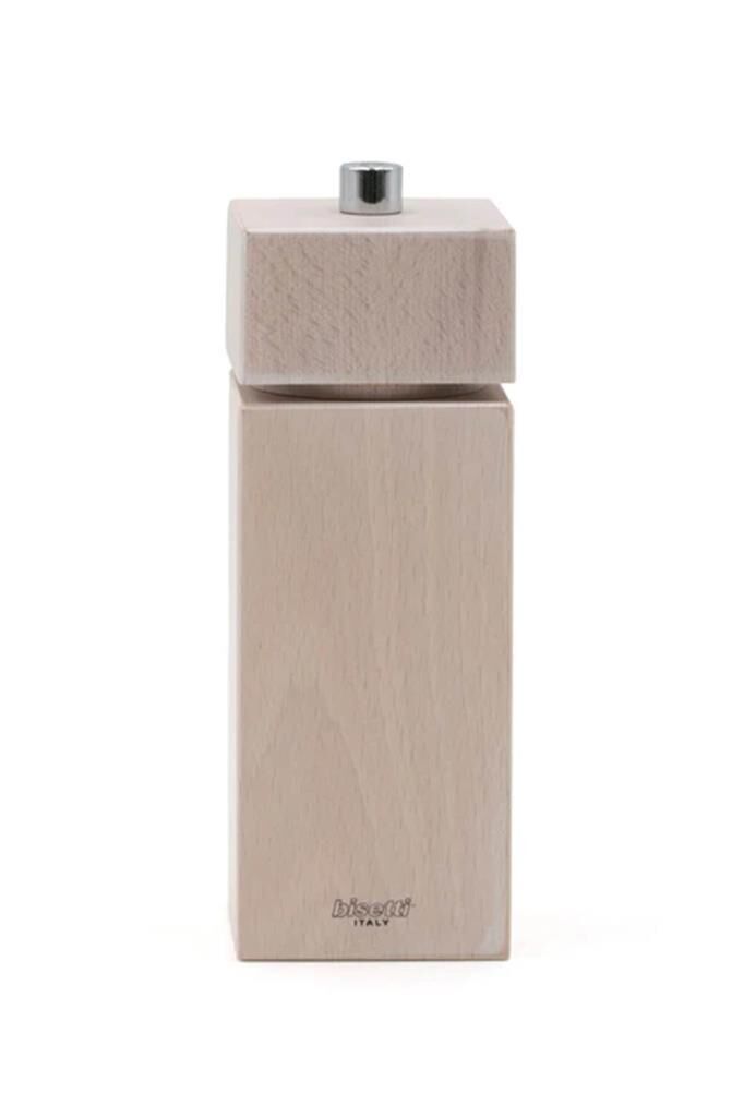 Bisetti Trento Kayın Ağacı Karabiber Değirmeni Natural 16.5 Cm