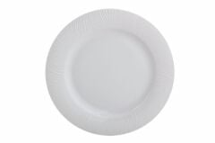 Porland Lara Beyaz Düz Tabak 25 cm 6 Adet