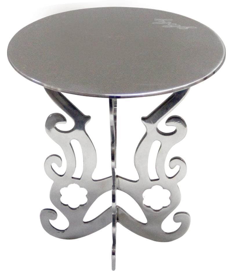 Globy Çelik Açıkbüfe Ağaç Desenli Teşhir Yükseltici, 13x14 cm