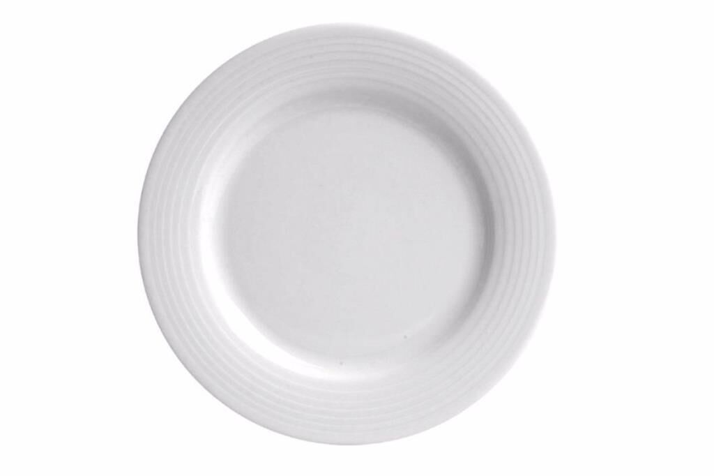 Porland Focus Beyaz Düz Tabak 25 cm 6 Adet