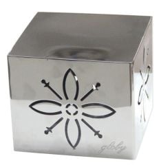 Globy Çelik Açıkbüfe Küp Teşhir Yükseltici, 15x15xH:12 cm