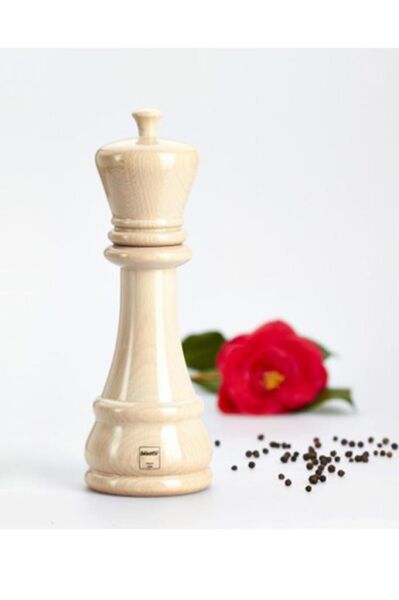 Bisetti Satranç Serisi Kral 33712 Karabiber Değirmeni Beyaz 23 Cm