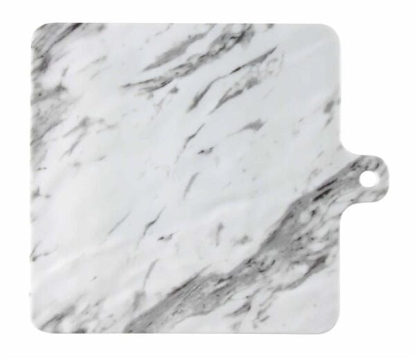 Globy Açık Büfe Melamin Sunum Tabak Mermer Desenli