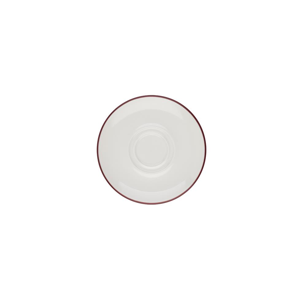 ID Fine Modest Maroon Lona Fincan Tabağı 16 cm 12'li